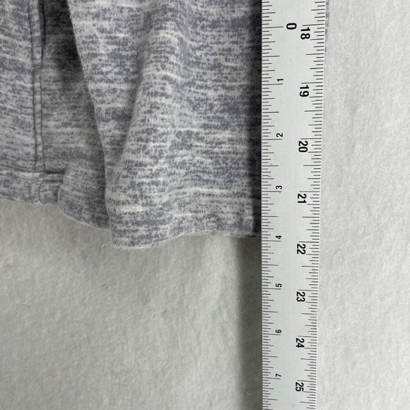 Renegade Club Sweatshirt Mens M Gray Heather Logo Button Front Pullover Hoodie - Picture 5 of 12